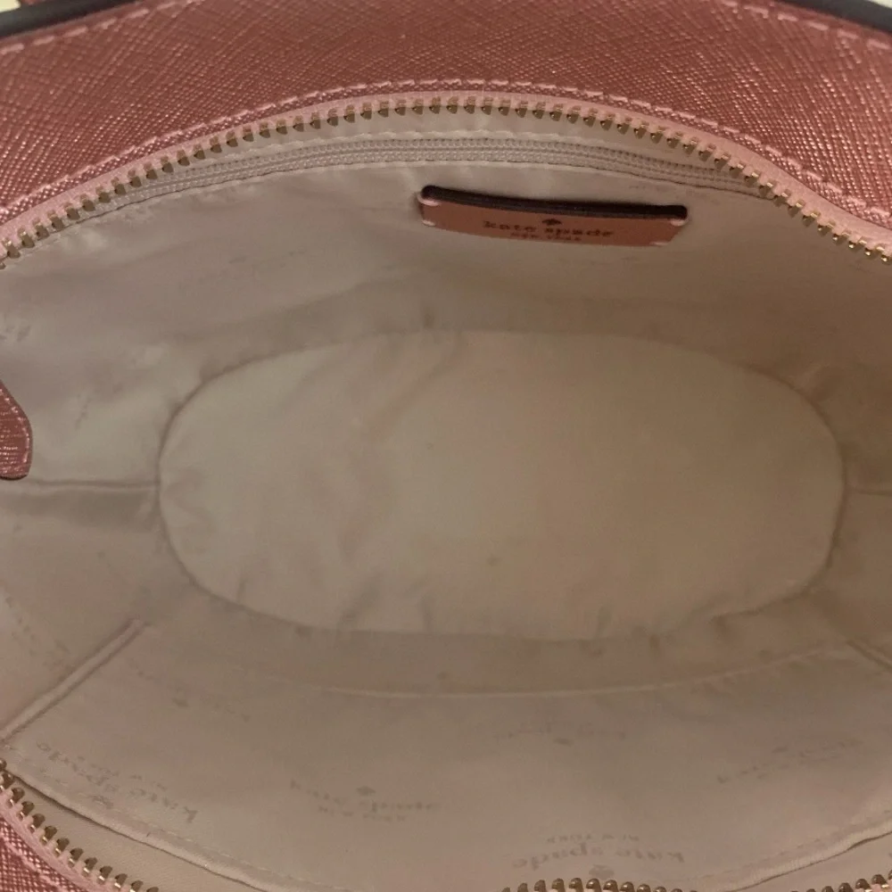 NWT 2-Piece Kate Spade Glitter Glimmer Crossbody Bag/Matching Bifold Wallet Pink